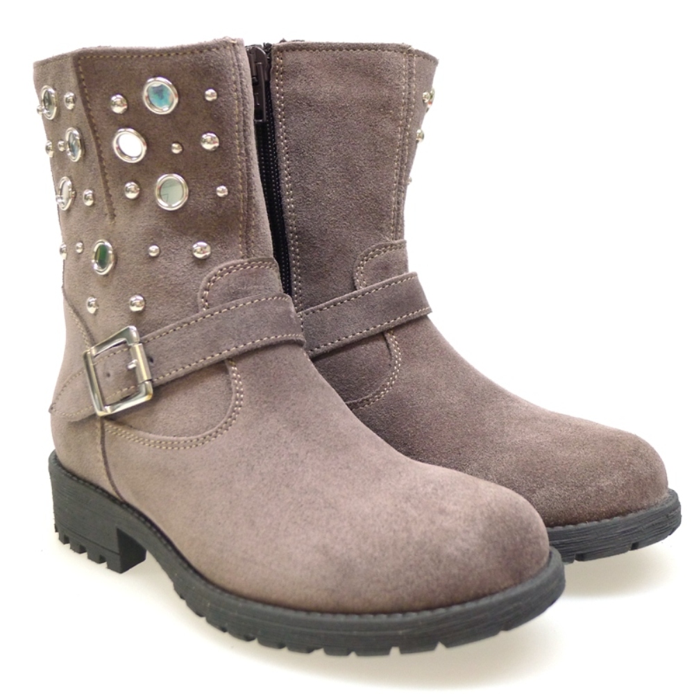 Botin Motero Niña Eb 855 Rosa