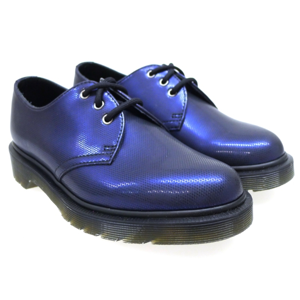 Zapato Cordon Dr. Marten's 1461 Core Metal Azul