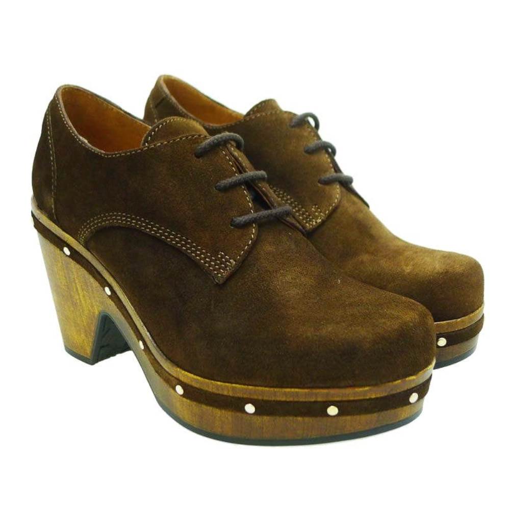 Zapato abotinado con tacón Weekend Pedro Miralles 28601 Cuero