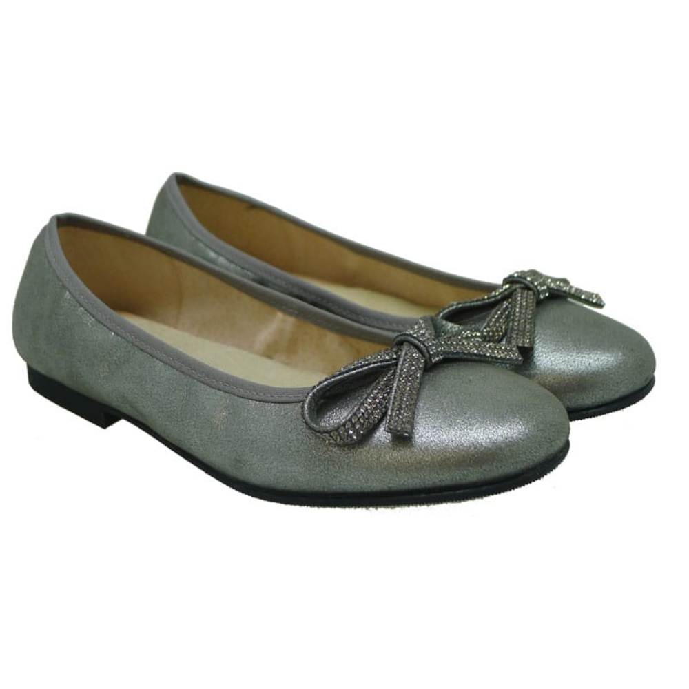 Bailarinas con lazo gris Carrile A3109 gris