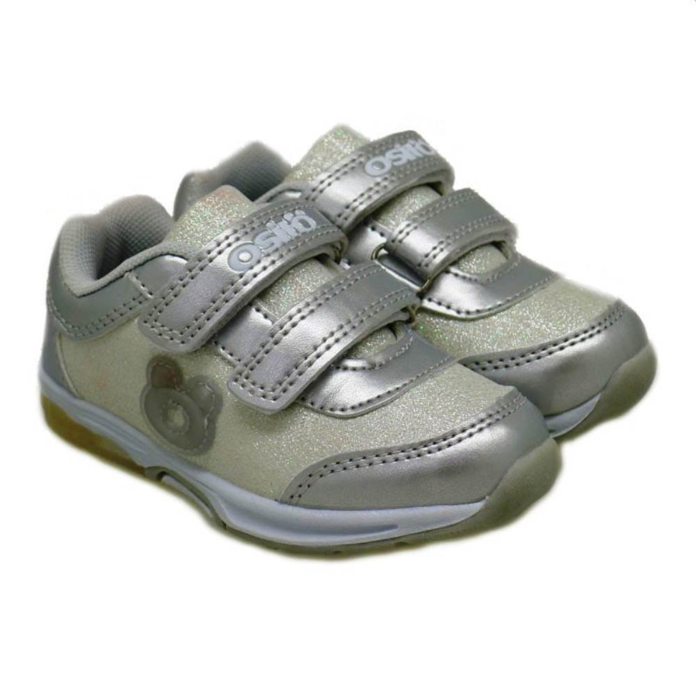 Zapatilla con luces niña Conguitos GIS 13501 Plata