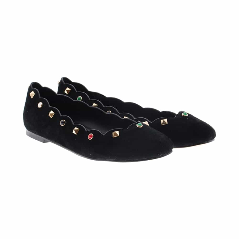 Bailarina negra tachas Bibilou 511Z30VK-A-117