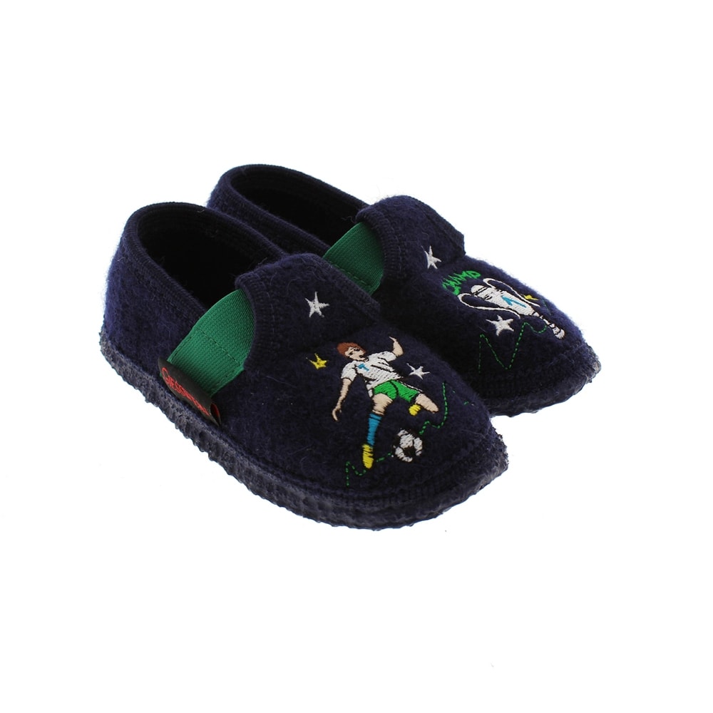 Giesswein zapatillas infantiles casa goma Tritau Azul