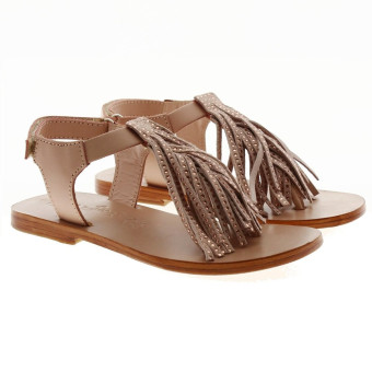 Sandalia dedo flecos Oca Loca 7501-09 Taupe