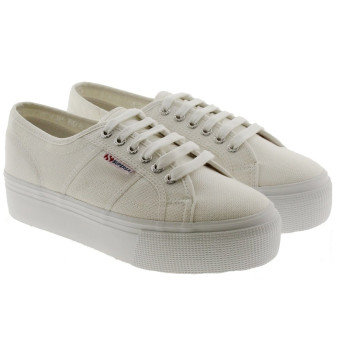 Zapatillas lona plataforma Superga 2790-Acotw