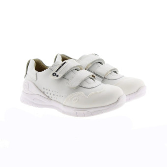 Zapatilla deportiva piel blanca Biomecanics 182195