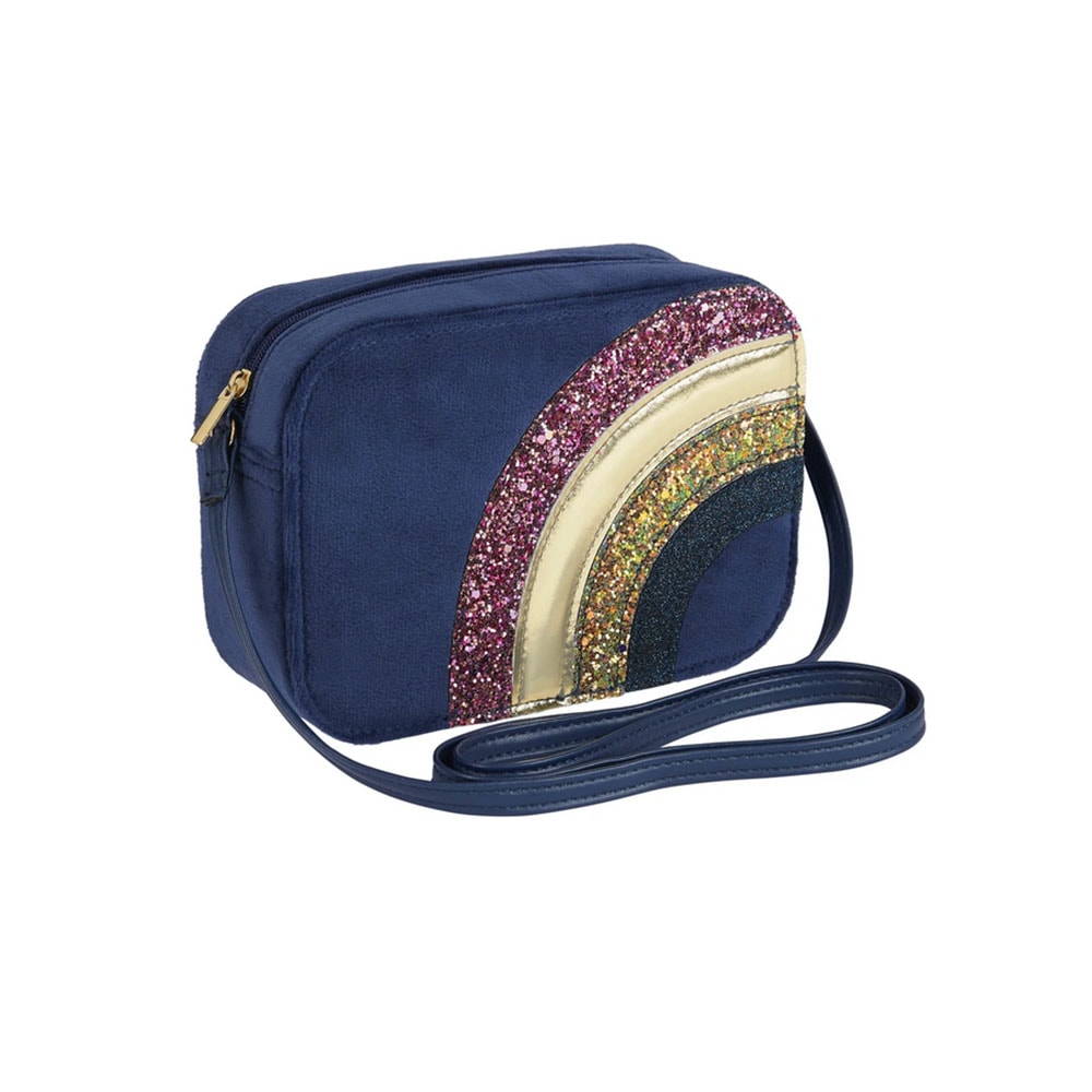 Bolso terciopelo niña arcoíris glitter Mimi and Lula 803005-12