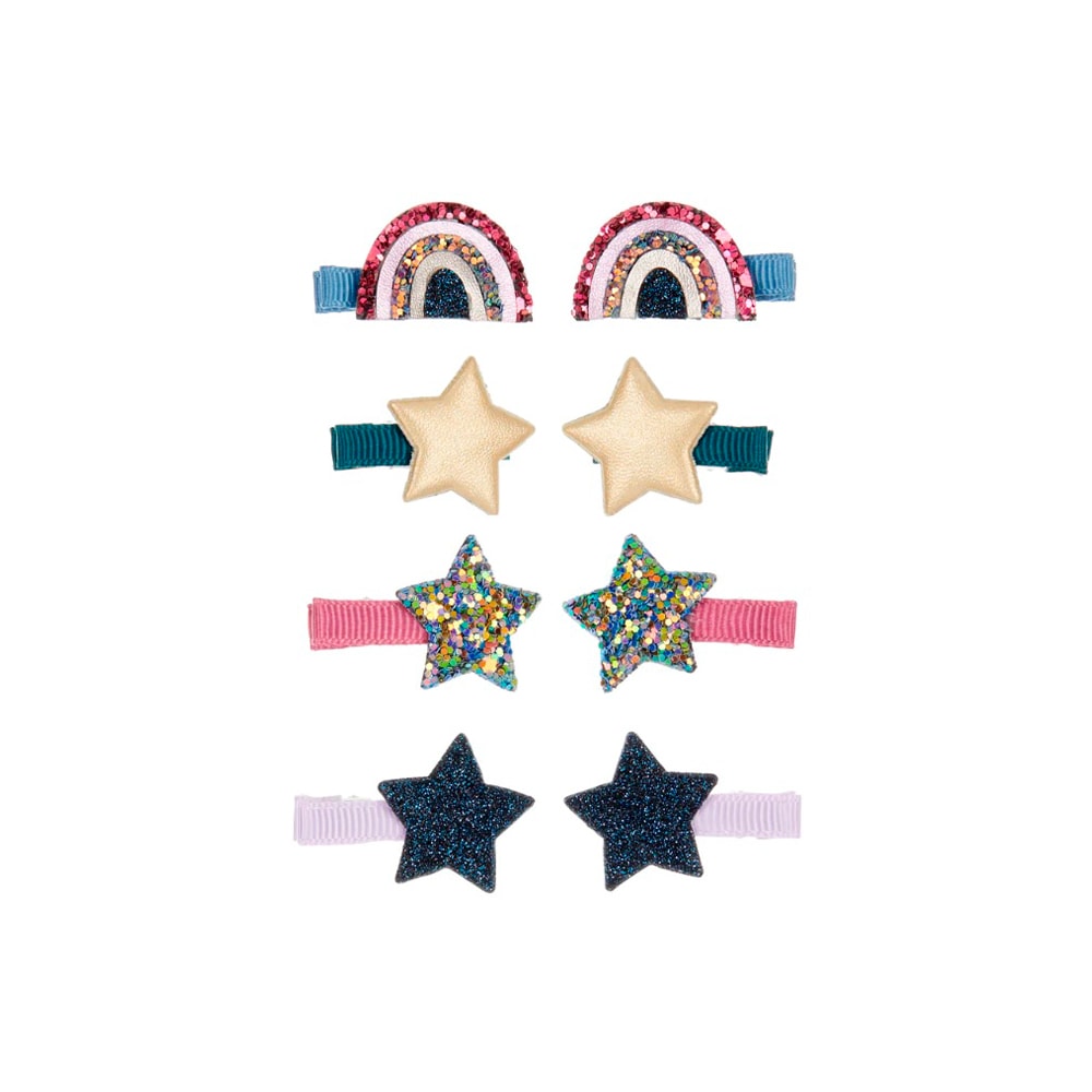 Pack clips pelo glitter multicolor Mimi&Lula 112058