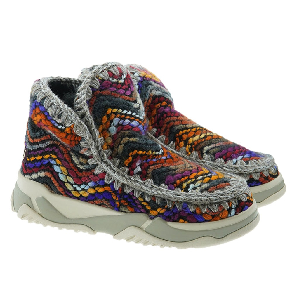 Botas sneakers lana multicolor Mou Trainer Lim.Ed Wool Mix