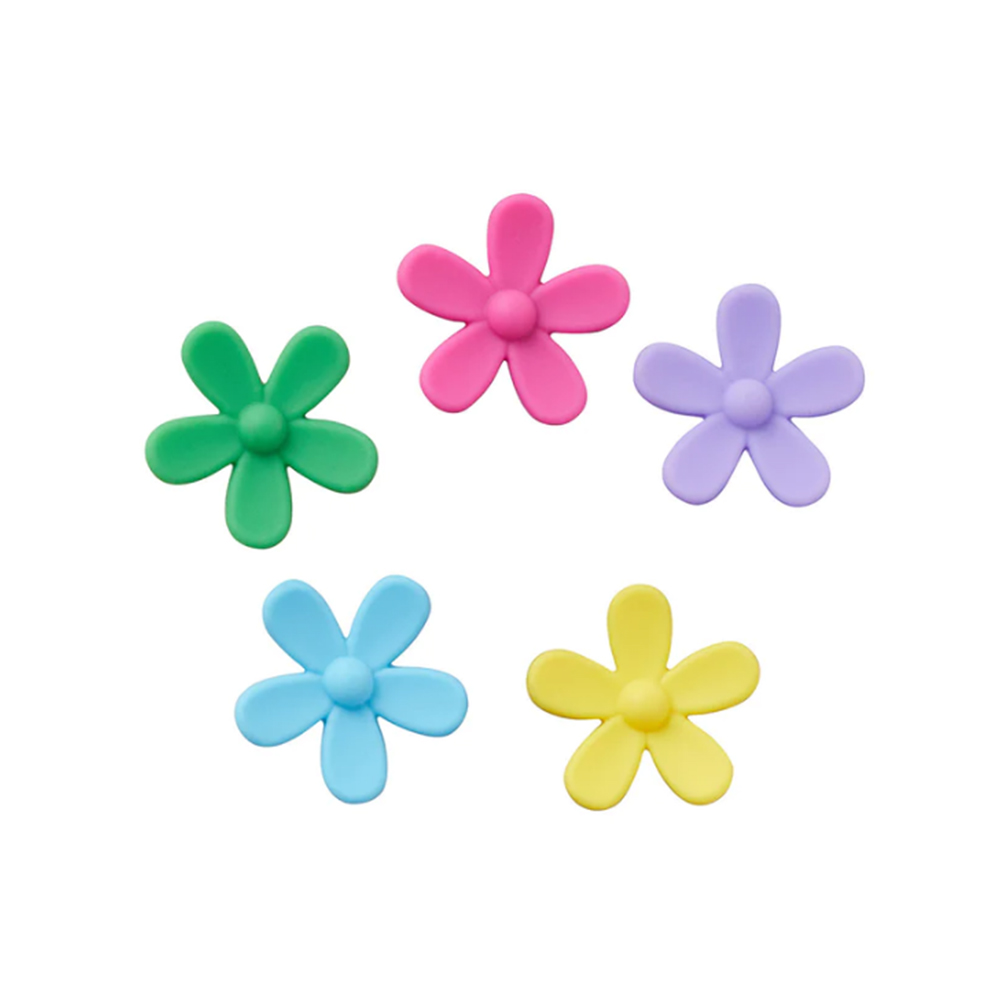 Pack Jibbitz pins flores multicolor Crocs 10011431