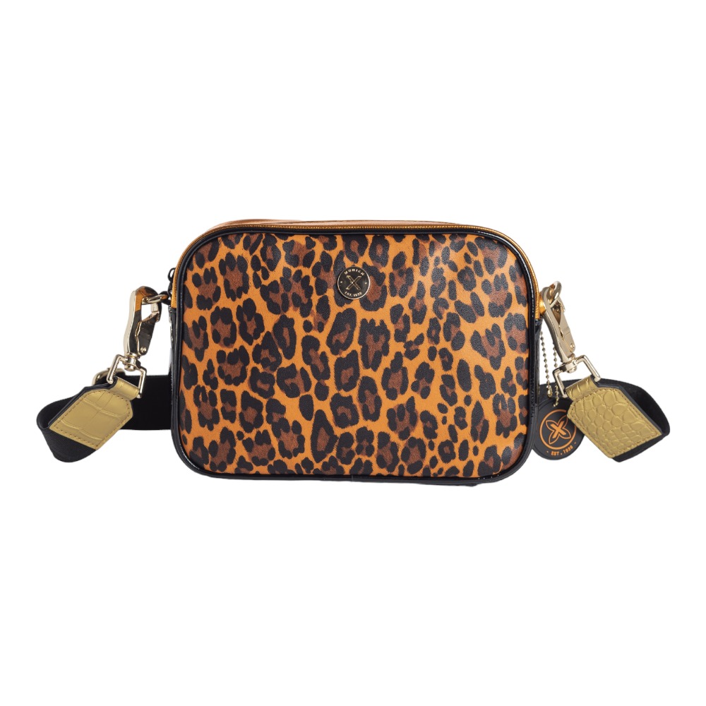 Riñonera acolchada mujer animal print Munich Block Crossbody