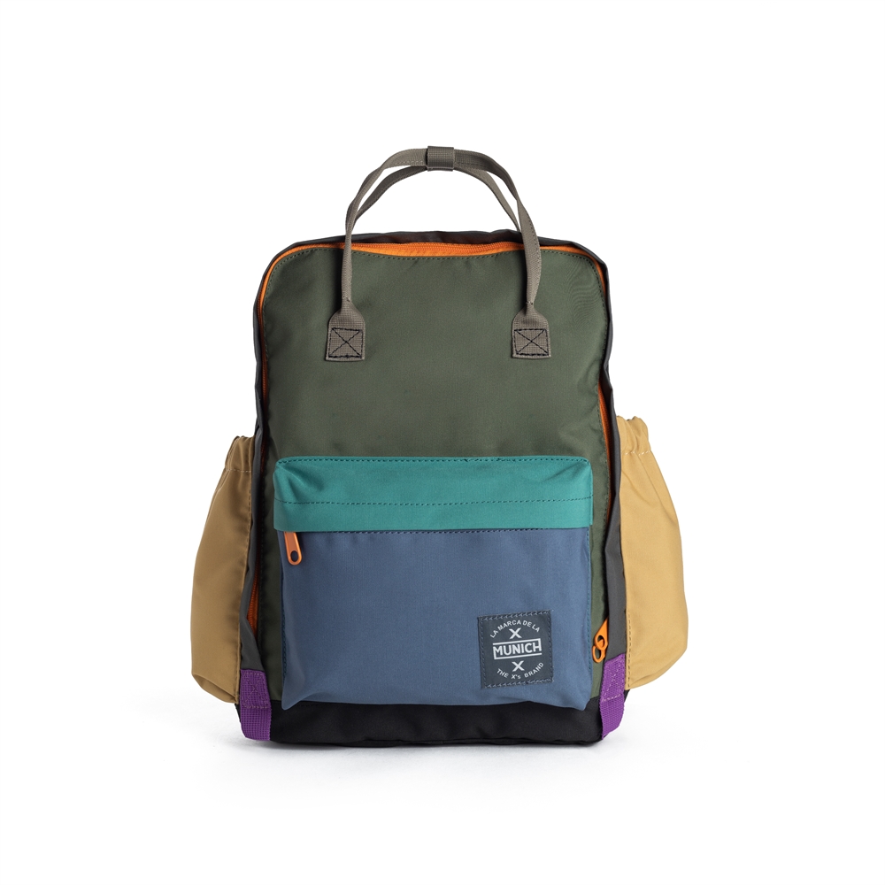 Mochila nylon multicolor media Munich Backpack Mediu