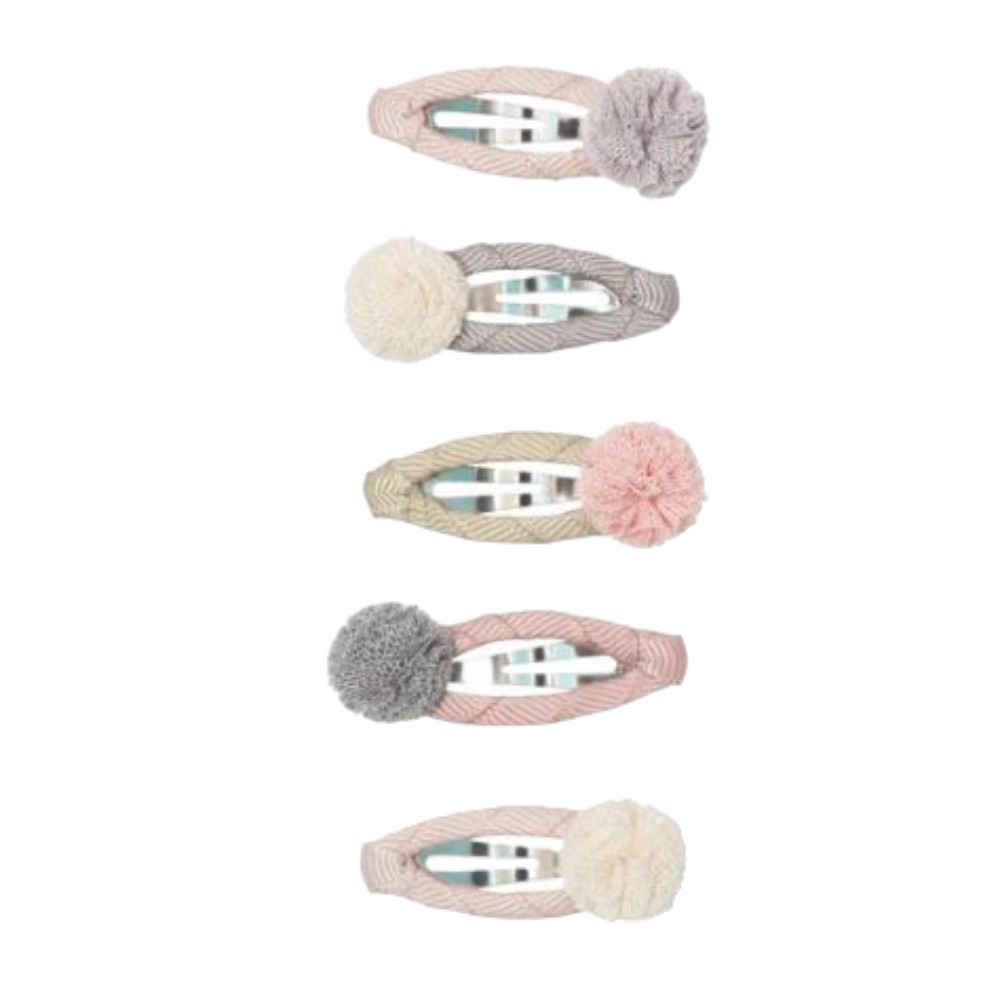 Pack pinzas pompones multicolor Mimi&Lula 132066