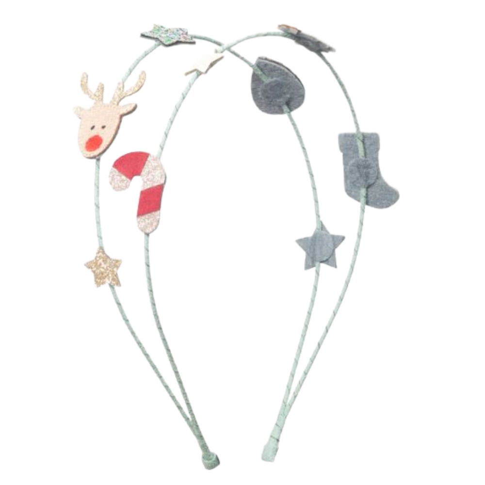 Set gomas elasticas pelo niña navidad Mimi&Lula 132139