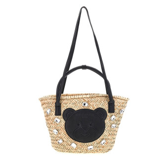 Bolso Paja Beach 'Teddy Charm' Rue Madam Samana Basket