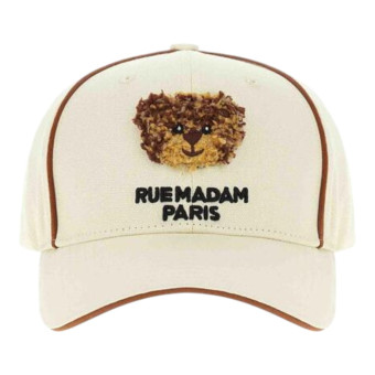 Gorra Algodón Blanco Rue Madam Paris Osito Jellystone