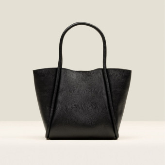 Bolso negro piel asa y bandolera Gaimo Pilares