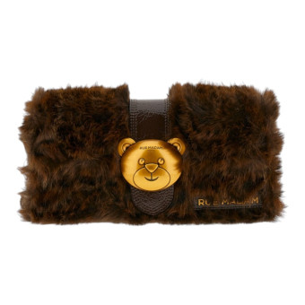 Bolso asa pelo leopardo Rue Madam 1511 Teddy It-Bag Alaska