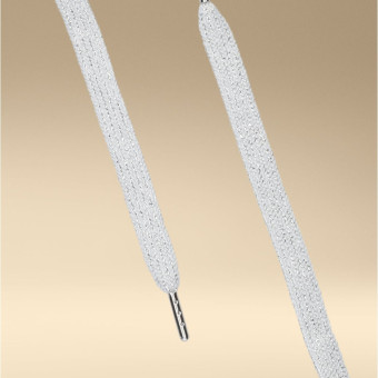 Cordones Gamin Bibilou plata hilos brillantes 03CRD014