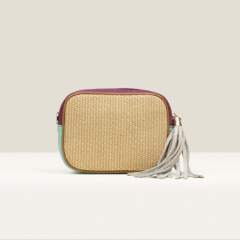 Bolso bandolera rafia multicolor Gaimo Dovetail