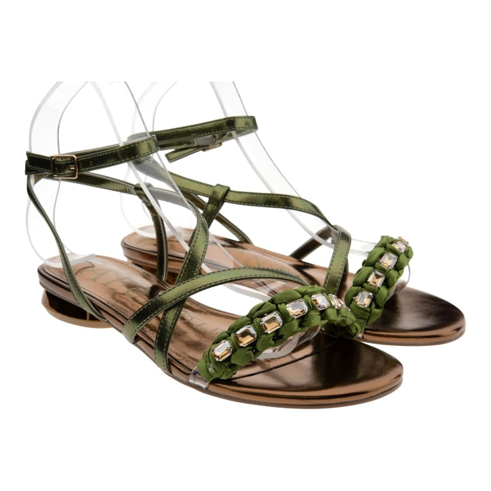 Sandalias verdes piedras pulsera Cafenoir C1FC9026