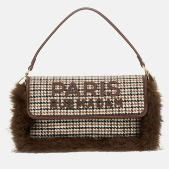 Bolso hombro asa pata gallo Rue Madam Megeve Shoulder