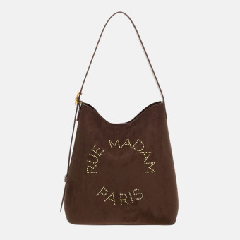 Bolso tipo cubo marrón asa Rue Madam Le Sac 