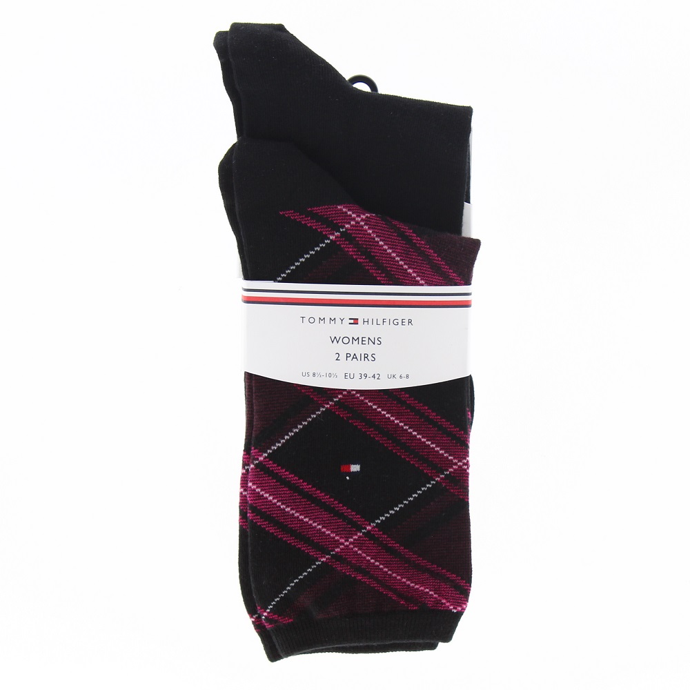 Dos pares calcetines rombos Tommy Hilfiger 10001486