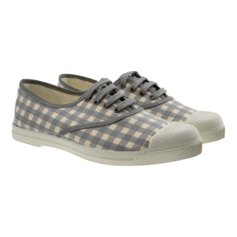 Zapatillas Lona Mujer Cuadros Natural World  121