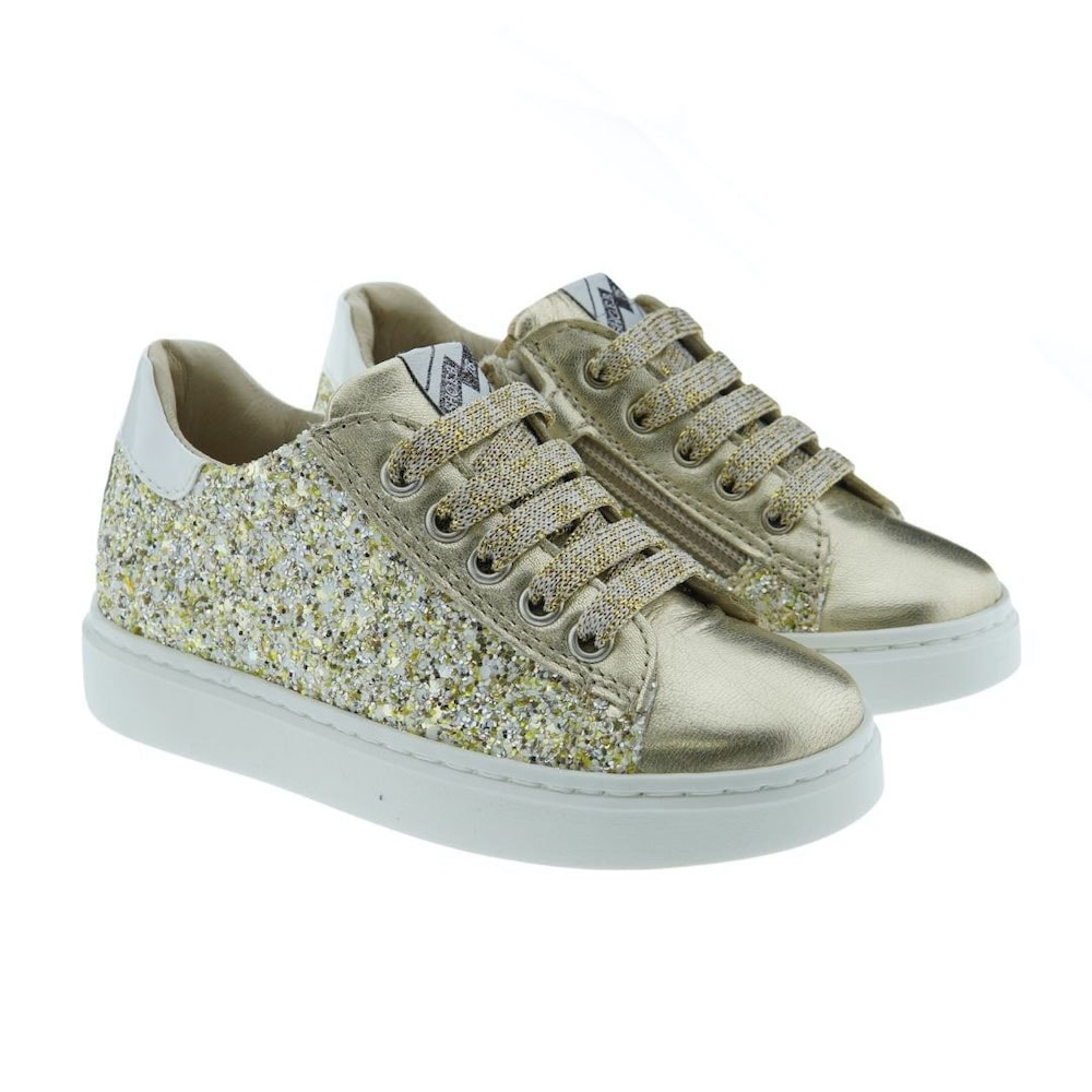 Sneakers niña glitter cremallera Eb Shoes 1237AA5