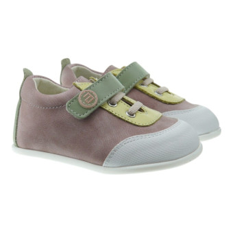 Zapatillas Bebé Respetuosas Piel Rosas Carrile 129282
