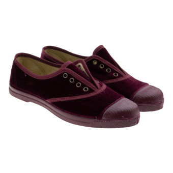 Zapatillas terciopelo mujer Natural World 130