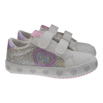 Zapatillas Velcro Conguitos Corazón Niña 153006