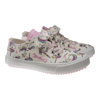 Zapatillas Lona Unicornio Conguitos Niña 154014