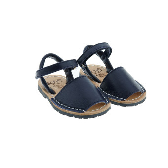 Avarcas piel velcro niño Ria 20090