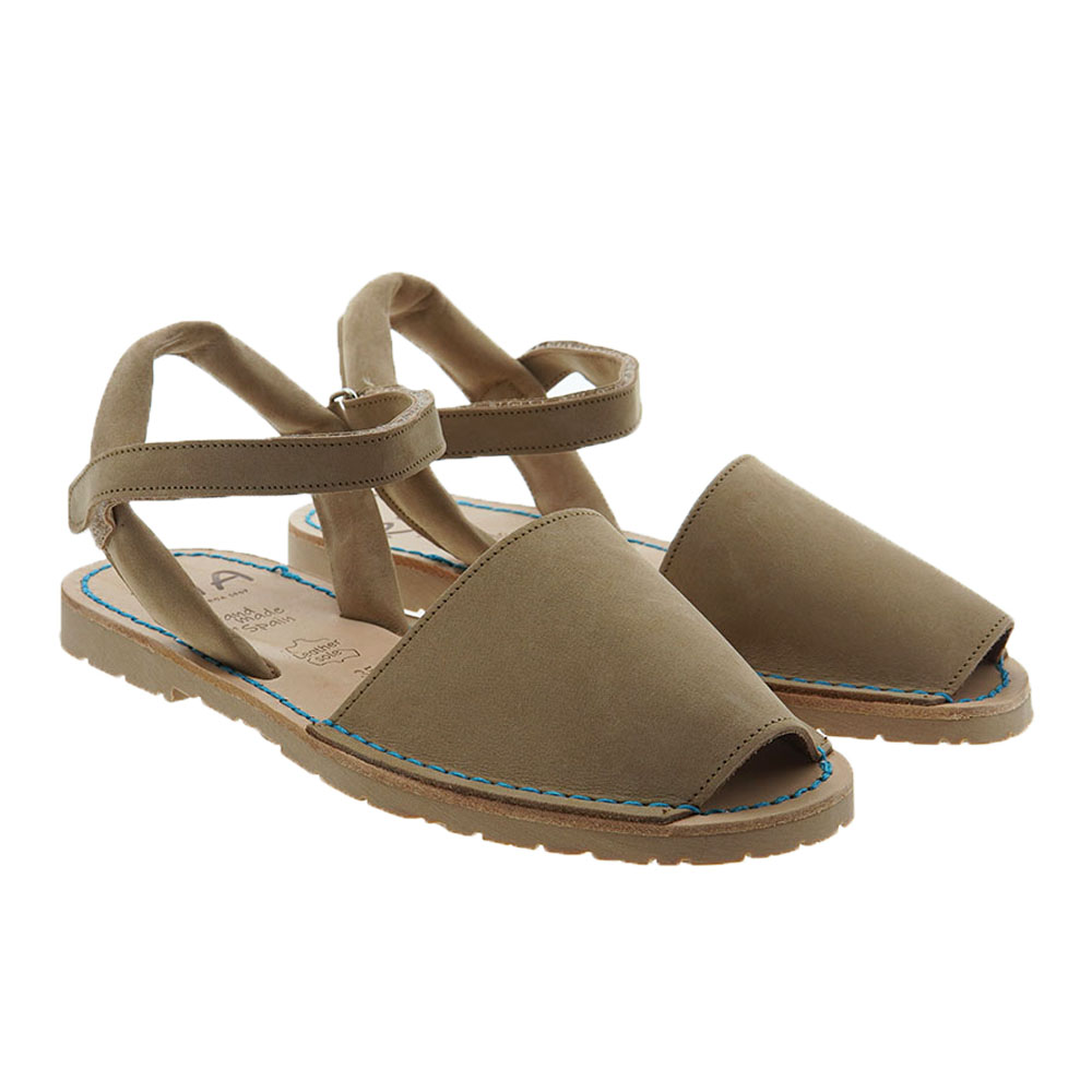 Menorquinas velcro piel ante pespuntes Ria 20090 S2