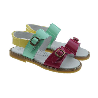 Sandalias niña charol multicolor 201264