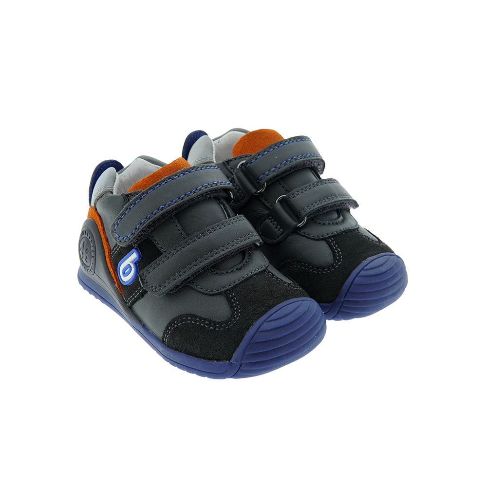 Bota piel doble velcro gateo Biomecanics 211133