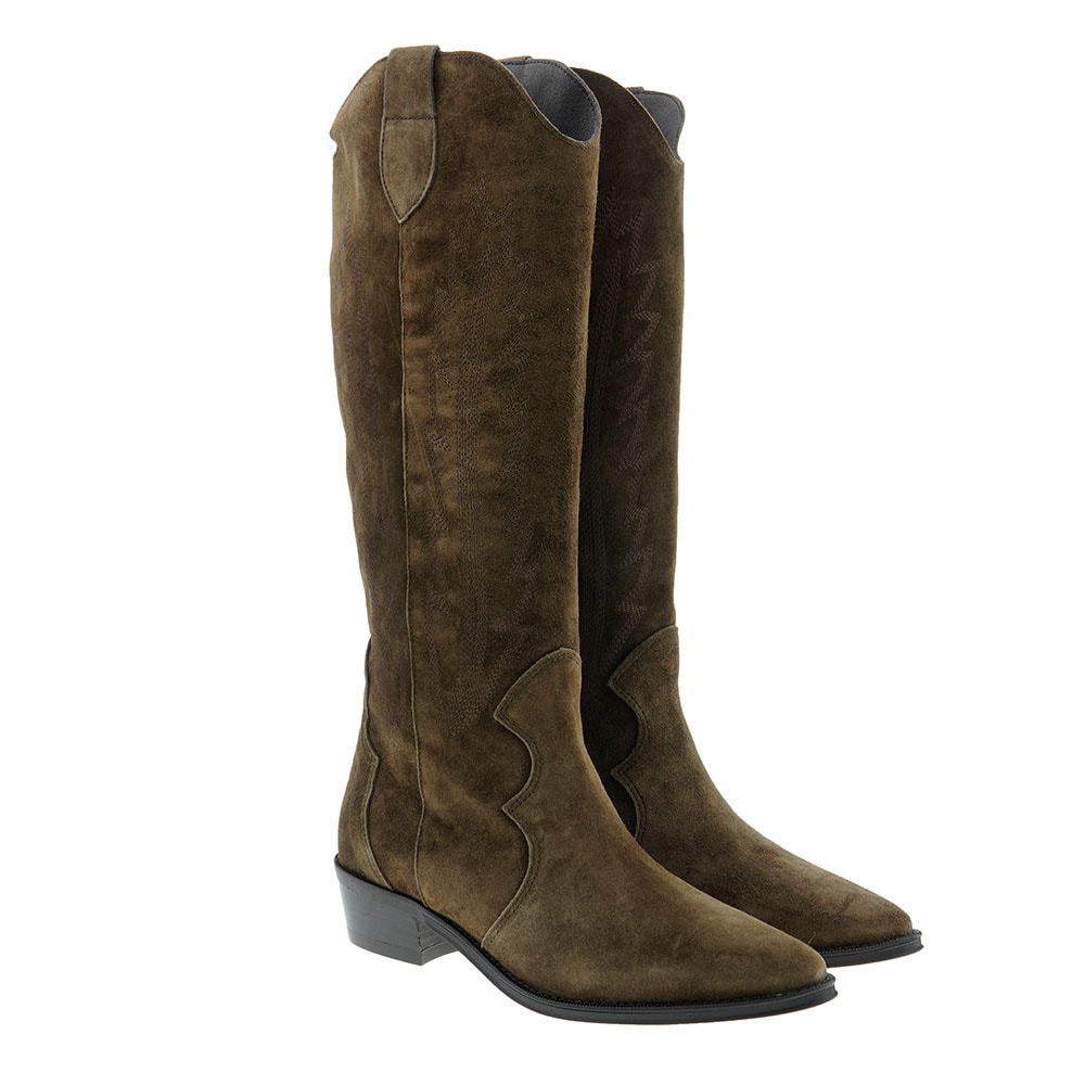 Botas camperas mujer ante tacón bajo Alpe 215711