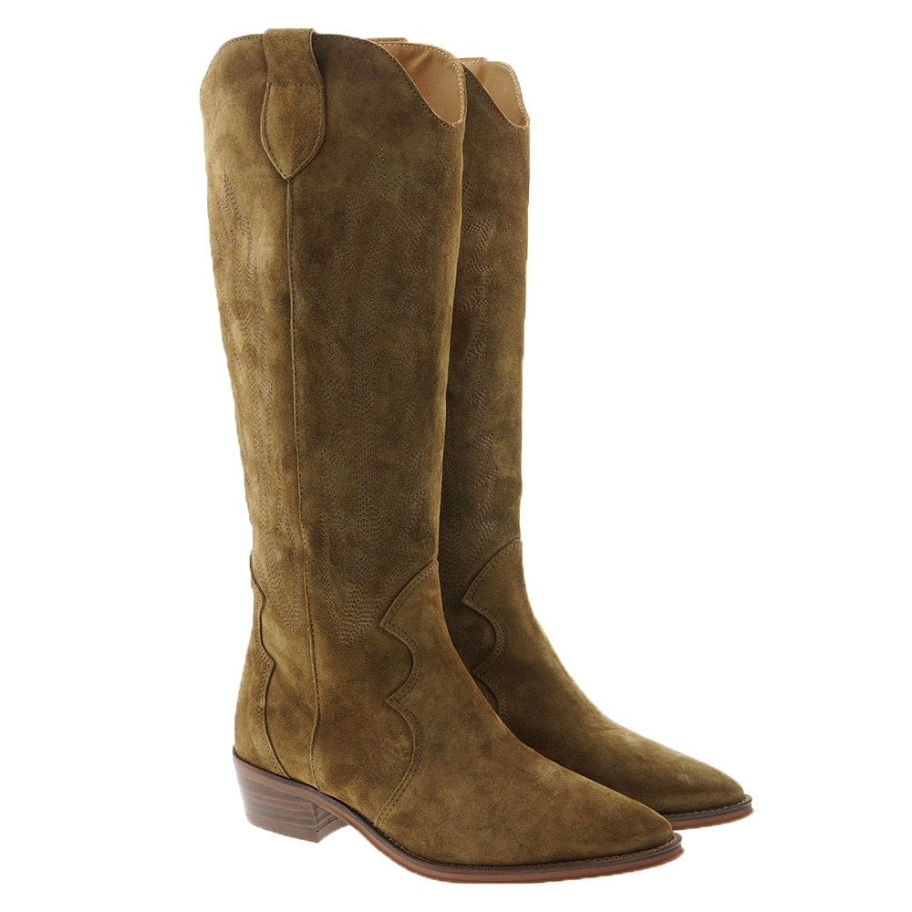 Botas camperas mujer ante tacón bajo Alpe 215711