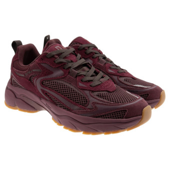 Zapatillas casual Goretex burdeos mujer cordones Extra4 2206533