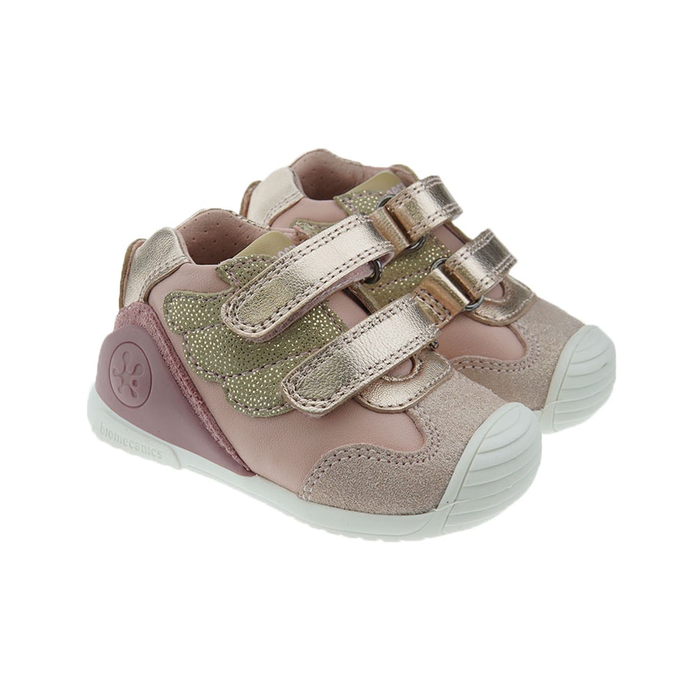 Zapato deportivo piel niña velcros guardería Biomecanics 221110C