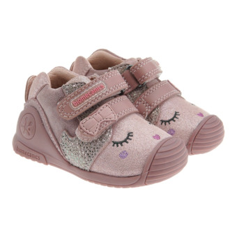 Deportiva gateo niña doble velcro Biomecanics 231107