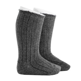 Calcetines altos Condor canalé 2496/2 