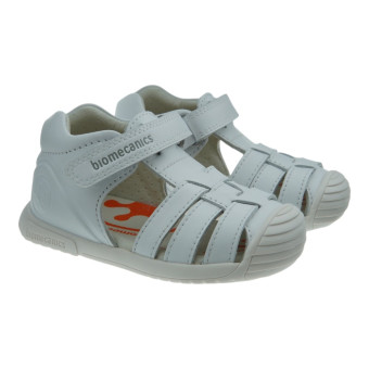 Sandalias bebé blancas Biomecanics 252123
