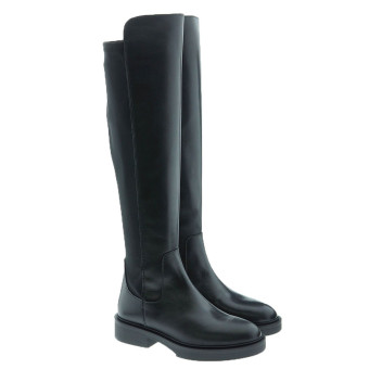 Botas negras 2025 altas planas mujer