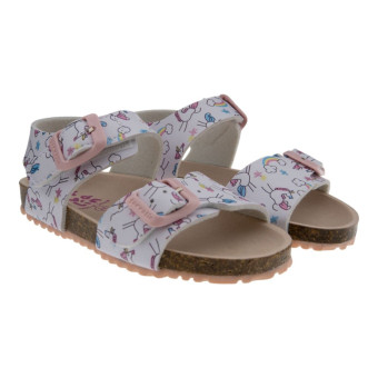 Sandalias niña unicornios hebillas Garvalín 252463