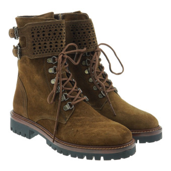 Bota militar cordones y hebillas Alpe 269111