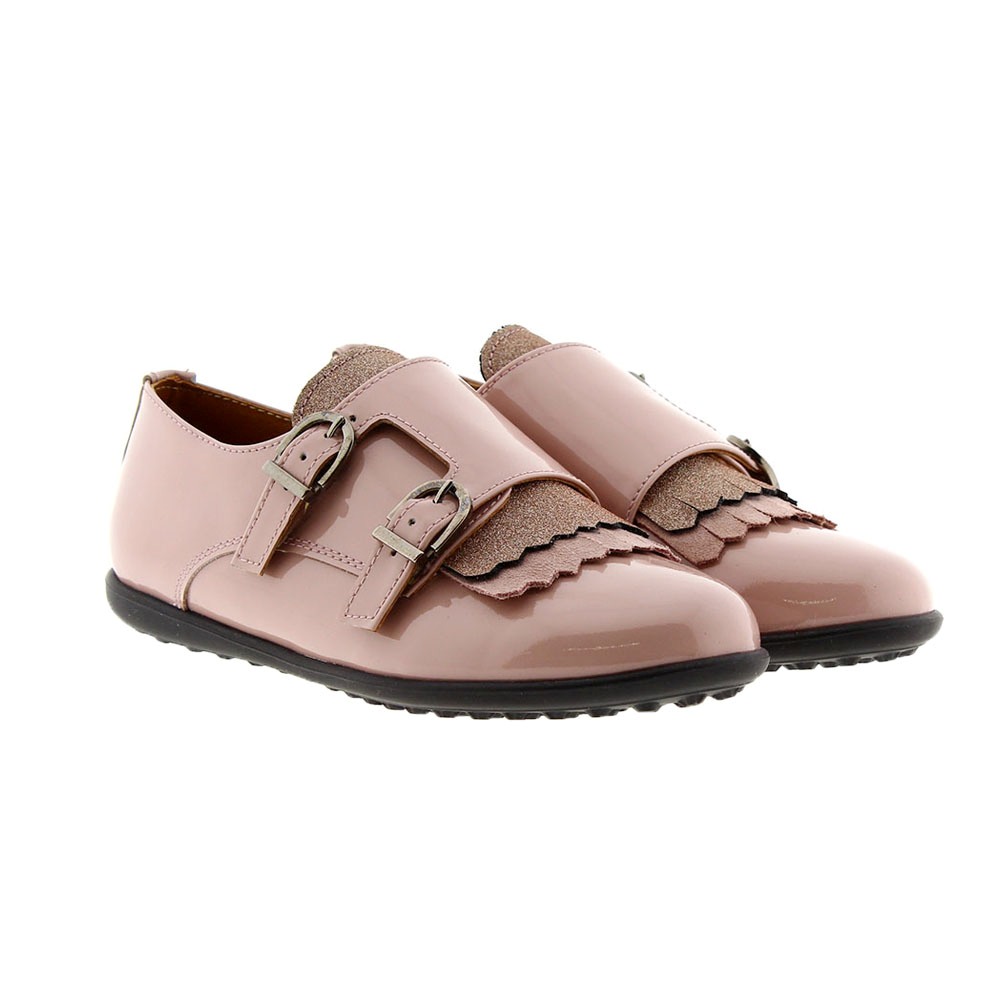 Blucher hebilla y lengüeta charol Clarys 2844