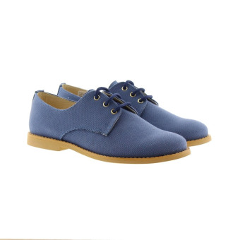 Zapato cordón lino comunión Clarys 2845 S